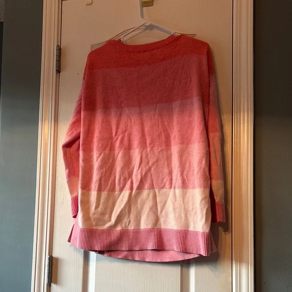 T by Talbots Pink Knit Sweater Womens 1X Gently Used - Picture 3 of 3